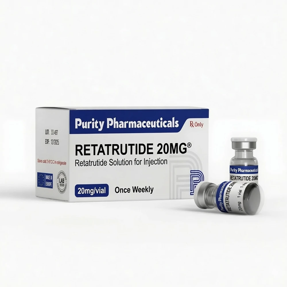 RETATRUTIDE 20MG VIAL product presentation