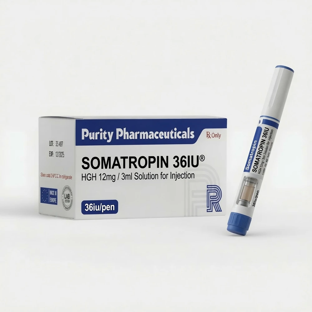 SOMATROPIN 36IU PEN product presentation